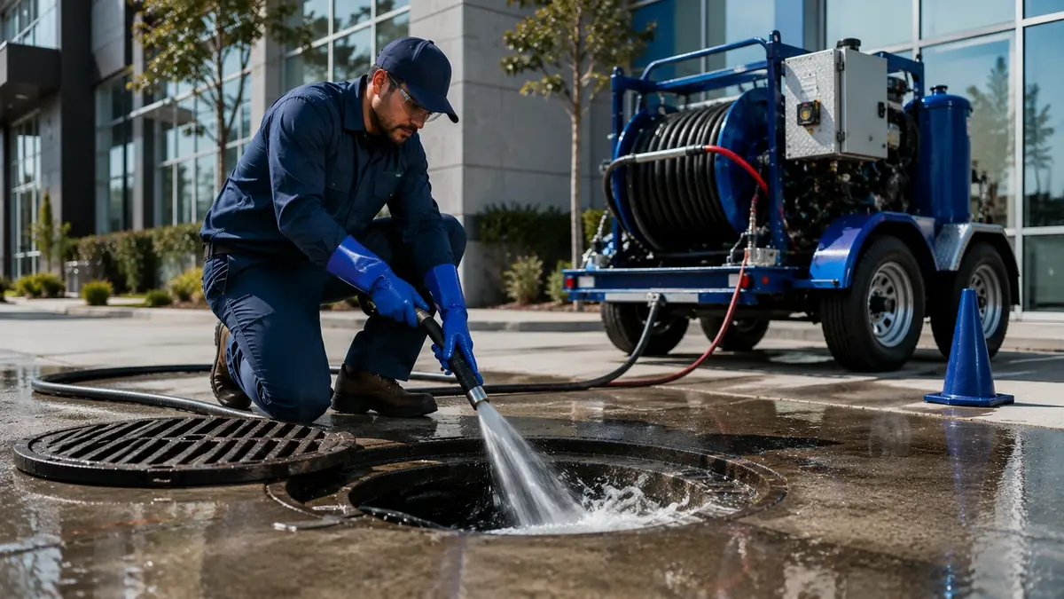 Commercial Hydro Jet Drain Cleaning in Avalon