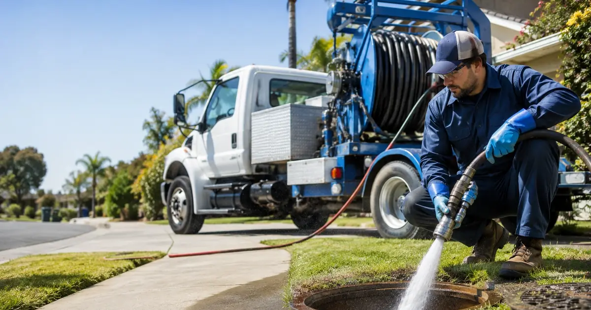 Hydro jet sewer cleaning Avalon
