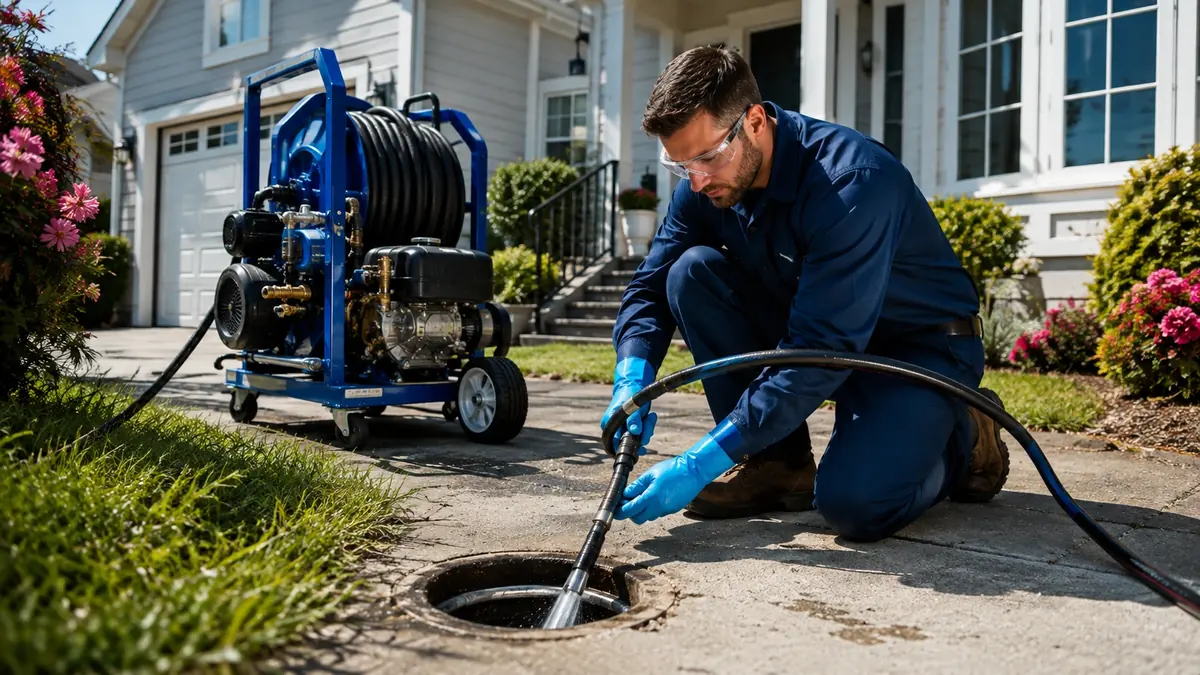 Residential Hydro Jet Drain Cleaning in Avalon