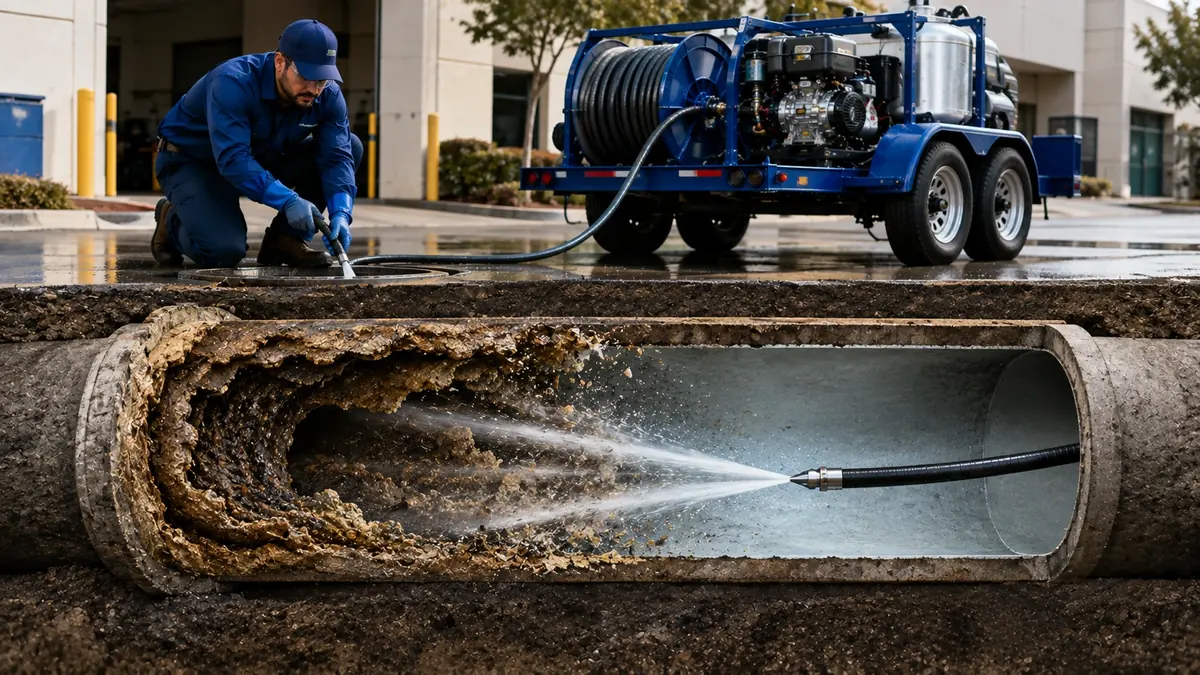 Sewer Pipe Descaling in Avalon